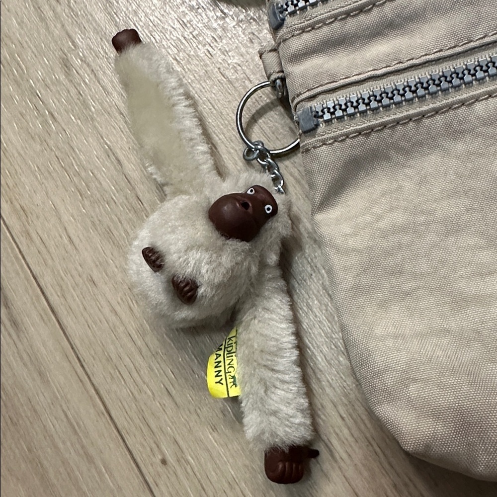 Kipling Alvar Extra Small Tan Mini Crossbody Bag - Picture 3 of 6